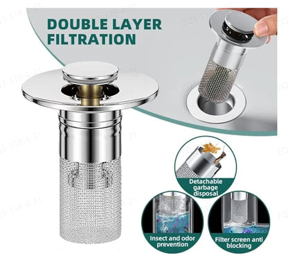 🎄Last Day 49% OFF-Stainless Steel Floor Drain Filter (Isolate odor and prevent cockroaches)