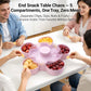 ☀️2026 Summer Hot Sale 49% OFF🍽️ Rotating 5-Compartment Snack Tray