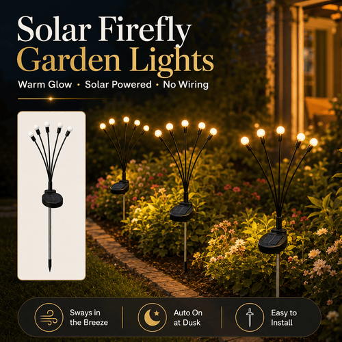 💖 Hot Sale 49%OFF✨Watch Your Garden Come Alive: The Magical Swaying Solar Firefly Lights