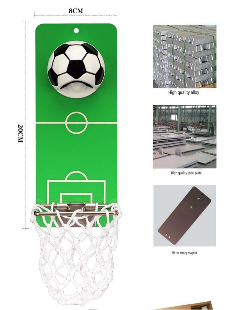 🏀 Wall Mount Basketball Bottle Opener with Caps Net
