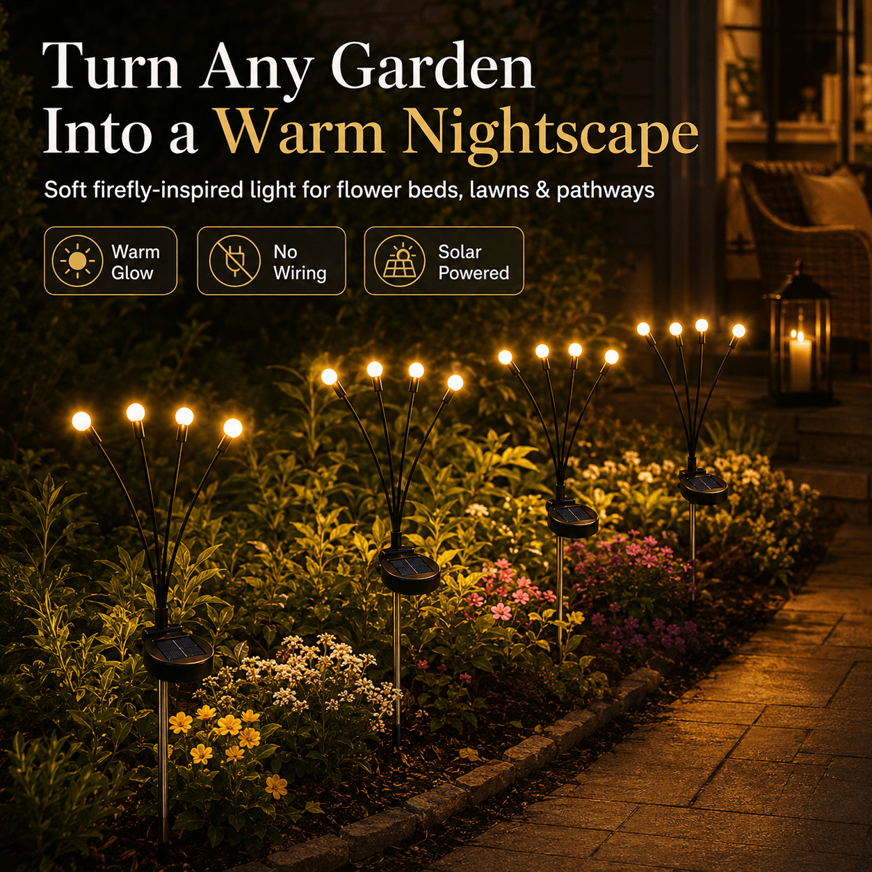 💖 Hot Sale 49%OFF✨Watch Your Garden Come Alive: The Magical Swaying Solar Firefly Lights