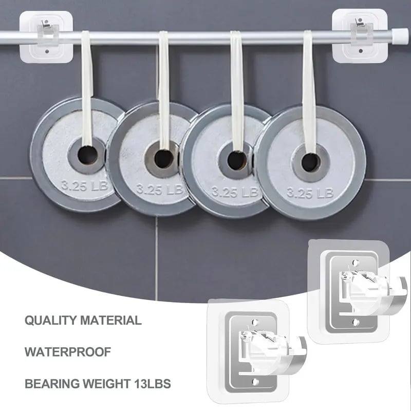 Hang Curtains in Seconds: No Drill, No Holes, No Lost Deposit!