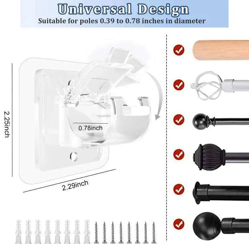 Hang Curtains in Seconds: No Drill, No Holes, No Lost Deposit!