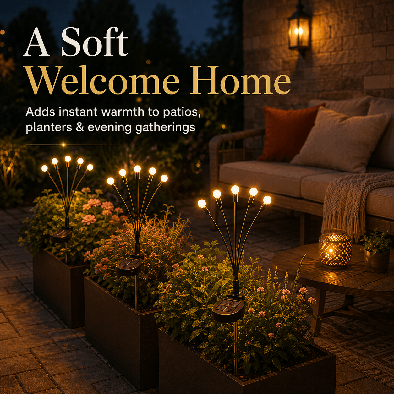💖 Hot Sale 49%OFF✨Watch Your Garden Come Alive: The Magical Swaying Solar Firefly Lights