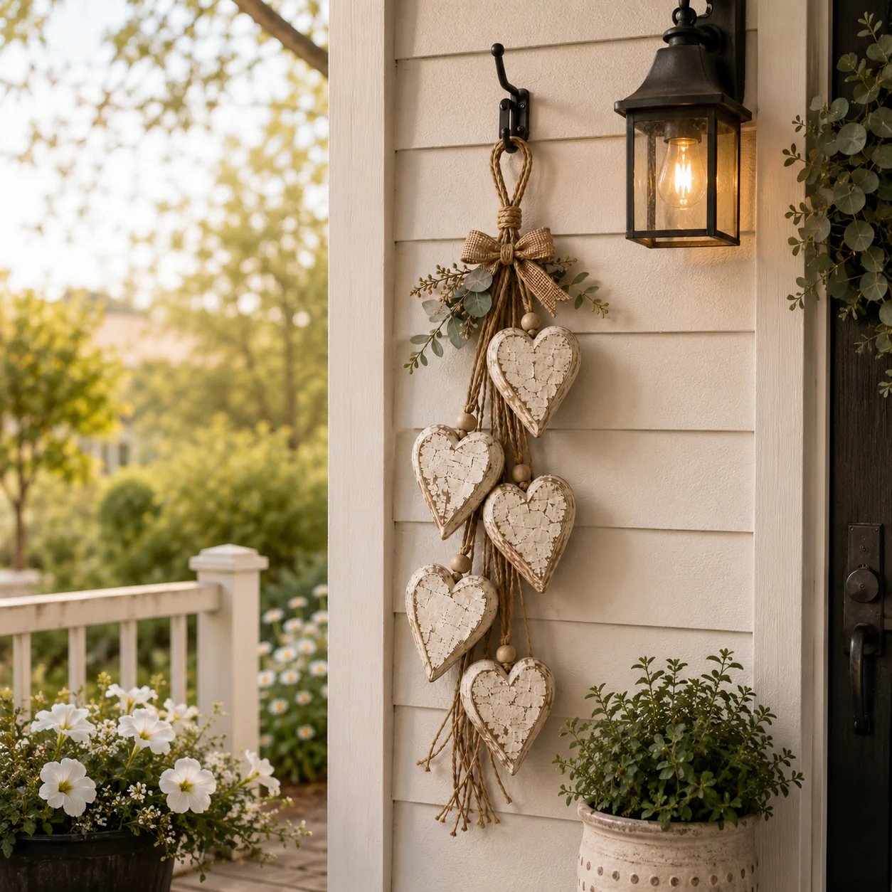 🍂🤎Hanging Heart Wall Decor