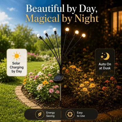 💖 Hot Sale 49%OFF✨Watch Your Garden Come Alive: The Magical Swaying Solar Firefly Lights