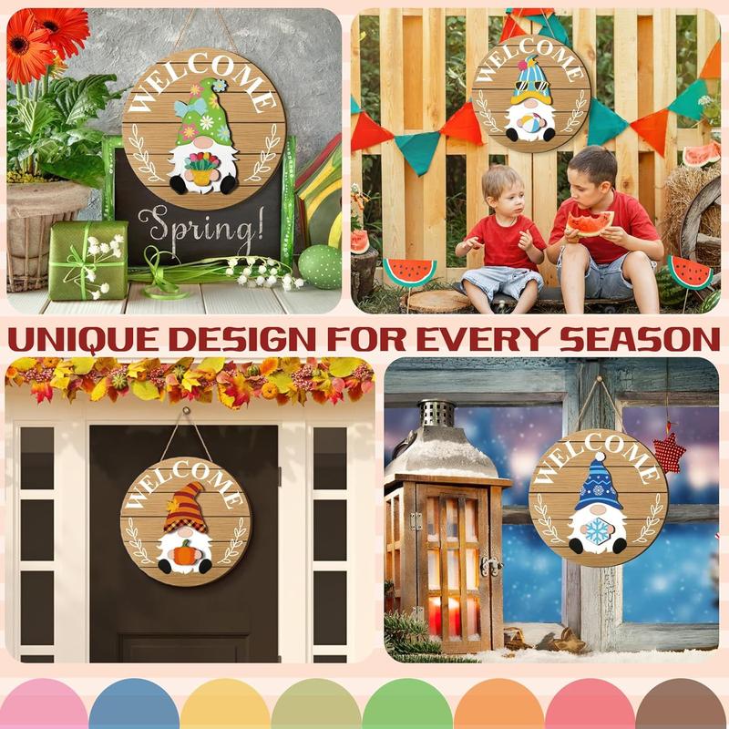 💫1 Sign, 12 Months of Magic: The Ultimate Interchangeable Magnetic Gnome Welcome Sign🚪