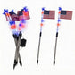 🔥8 Solar American Flag Pathway Lights – Red, White & Blue Yard Glow for 250th Independence Celebration 🇺🇸✨