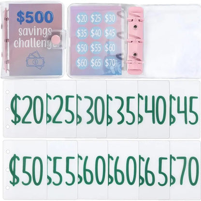 💰$1,000 Savings Challenge Binder – Budget Planner & Cash Stuffing System