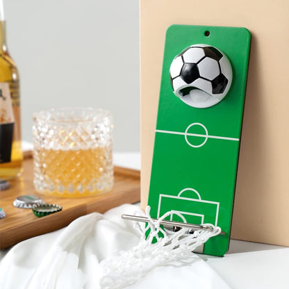 🏀 Wall Mount Basketball Bottle Opener with Caps Net