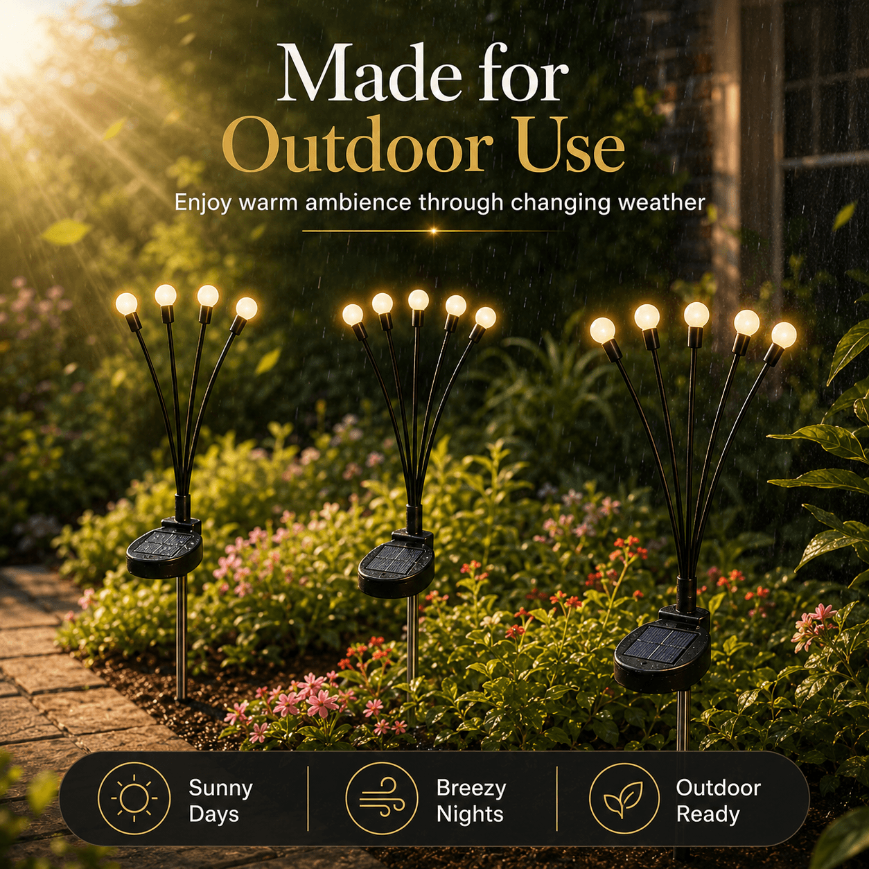 💖 Hot Sale 49%OFF✨Watch Your Garden Come Alive: The Magical Swaying Solar Firefly Lights
