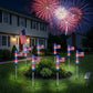 🔥8 Solar American Flag Pathway Lights – Red, White & Blue Yard Glow for 250th Independence Celebration 🇺🇸✨